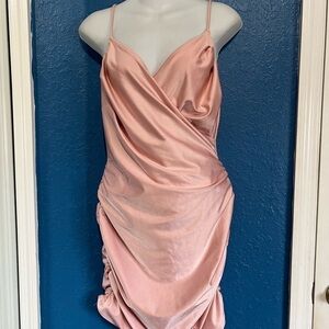 Blue blush blush dress size Large